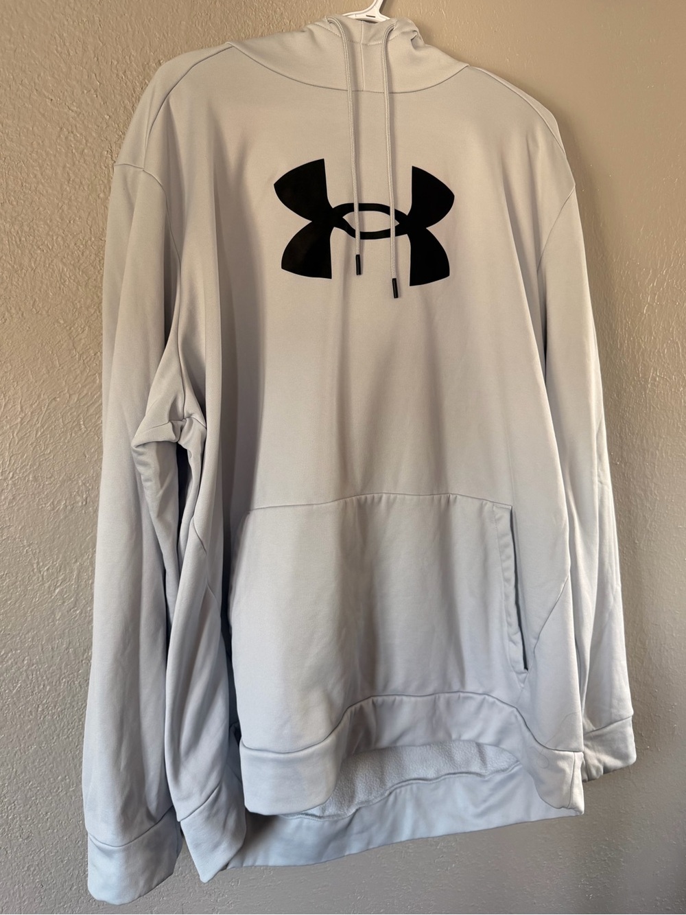 Men’s 3X XXL Under Armour Big Logo Pull Over Fleece Sweatshirt Hoodie